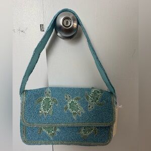Viral beaded Turtle Handbag